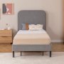 Lody Einzelbett 90 x 200 cm - Grau