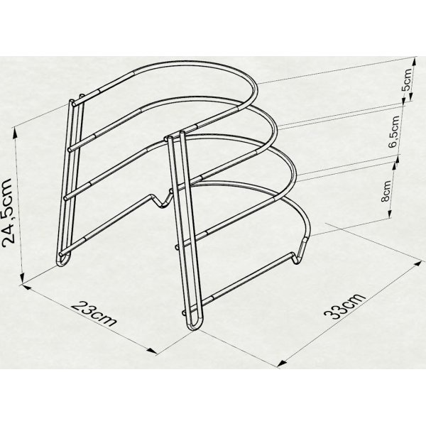 Koby Geschirrständer - Schwarz Koby Geschirrständer - Schwarz