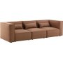 Nees Modulsofa in Cognac (Samt) Combo 4