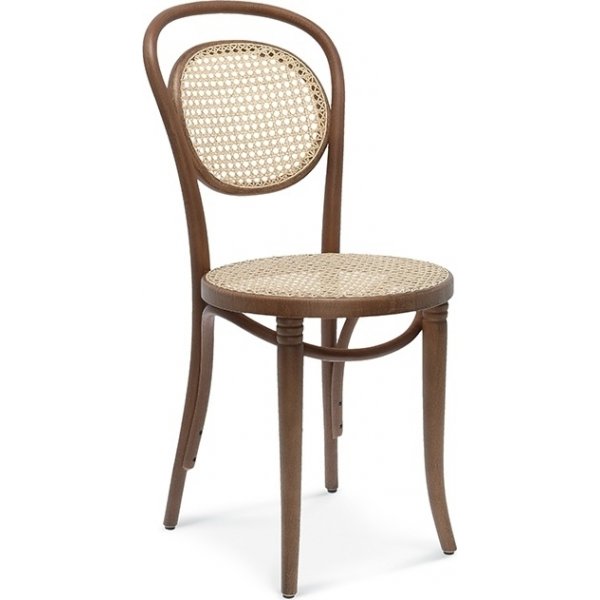 Nr. 10 Esszimmerstuhl mit Sitz und Rckenlehne aus Rattan - Jede Farbe