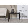 Slope Couchtisch 60x60 cm - Schwarz/Messing
