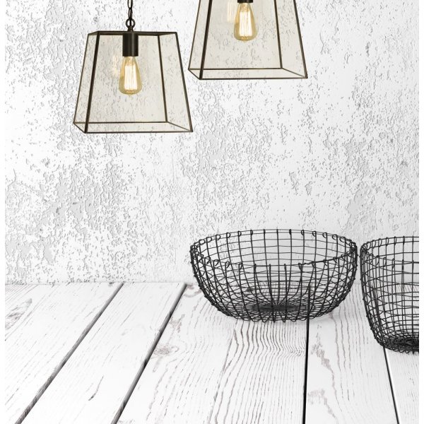 Diplomat Deckenleuchte - Schwarz/klar Diplomat Deckenleuchte - Schwarz/klar