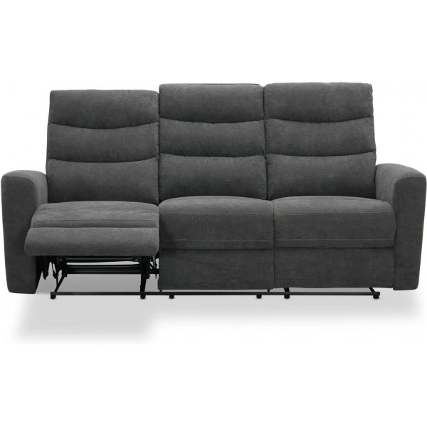 Chicago 3-Sitzer-Liegesofa mit elektrischem Mechanismus - Grau