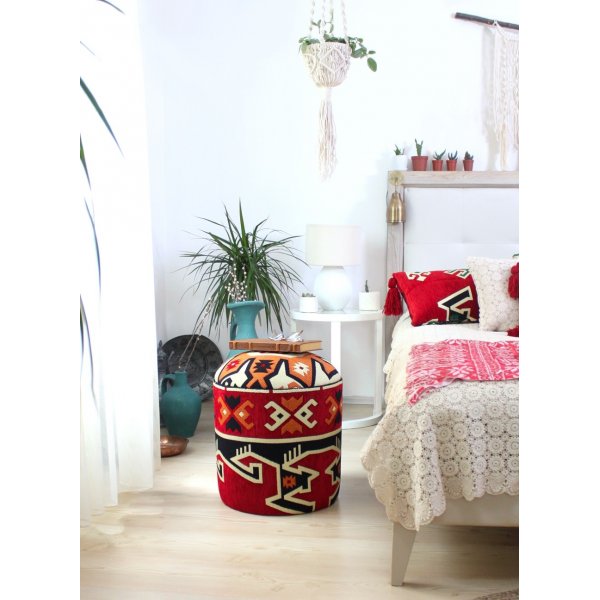 Bozok Hocker - Mehrfarbig