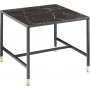 Slope Couchtisch 60x60 cm - Schwarz/Messing