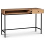 Stilo V.2 Schreibtisch mit Schublade 120 cm Eiche gelt