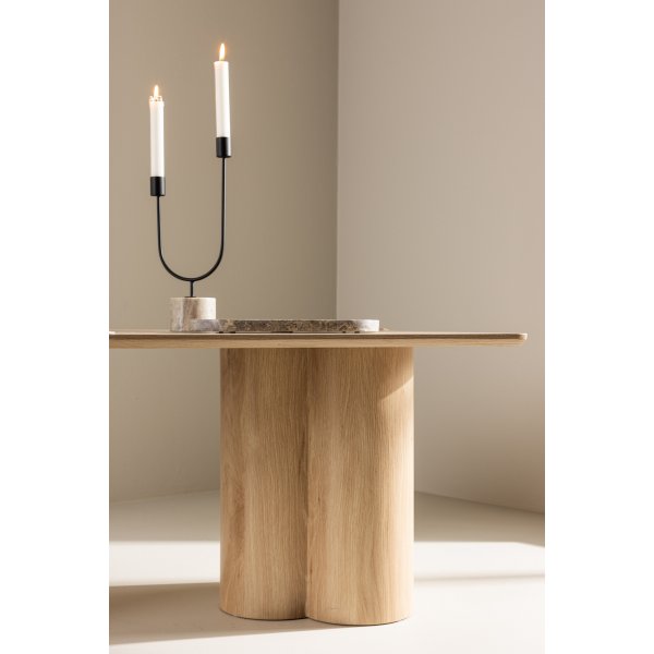 Couchtisch 120 x 60 cm wei getncht - Olivia