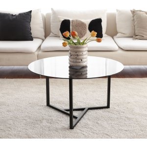 Couchtisch Trio 75 x 75 cm - Schwarz