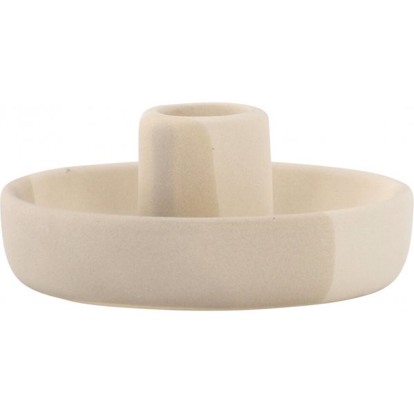 Otis Kerzenhalter - Beige/Grau