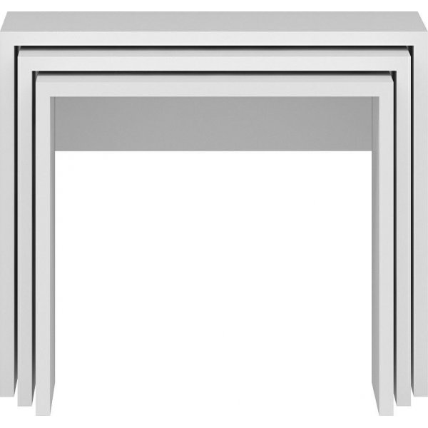 Nebes Tisch 45/50/55 x 36/38/40 cm - Wei