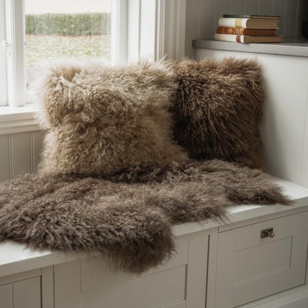 Shansi Kissenbezug Hellbeige - 40 x 40 cm