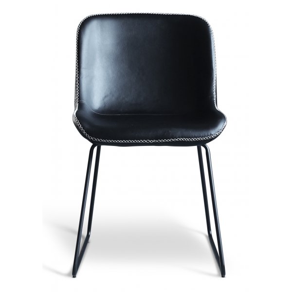 Texas-Essgruppe mit 8 Texas-Esszimmerstühlen aus schwarzem PU + Texas-Esstisch aus dunkelbrauner Eiche 200x100 cm Texas-Essgruppe mit 8 Texas-Esszimmerstühlen aus schwarzem PU + Texas-Esstisch aus dunkelbrauner Eiche 200x100 cm