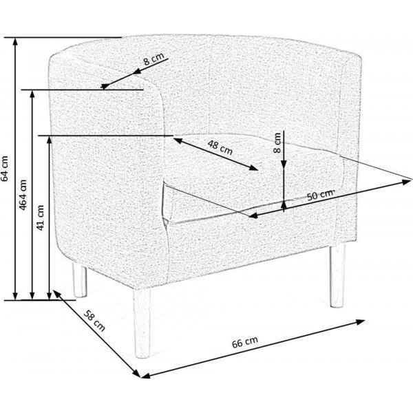 Seal Sessel - Grau Seal Sessel - Grau
