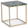 Accent Couchtisch 50 - Grner Marmor / Mattes Messing