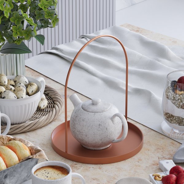 Dekorative Schale Kos - Kupfer Dekorative Schale Kos - Kupfer