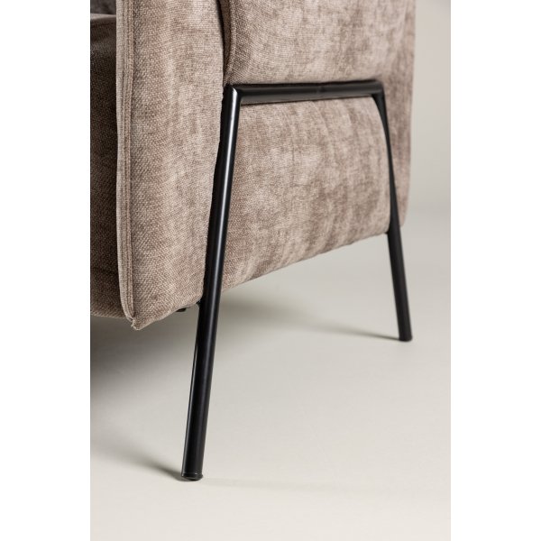 Indigofarbenes 2-Sitzer-Sofa - Beige Indigofarbenes 2-Sitzer-Sofa - Beige