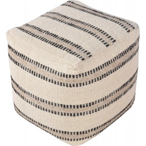 Bally Pouf Elfenbeinwei/Anthrazit