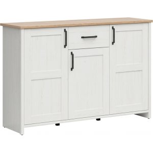 Loksa Sideboard 148 cm - Weikiefer/Eiche