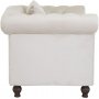 Chesterfield Sessel Churchill - Beige Samt