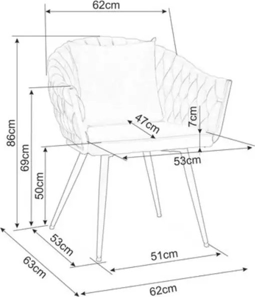 Nuvo Esszimmerstuhl - Curry