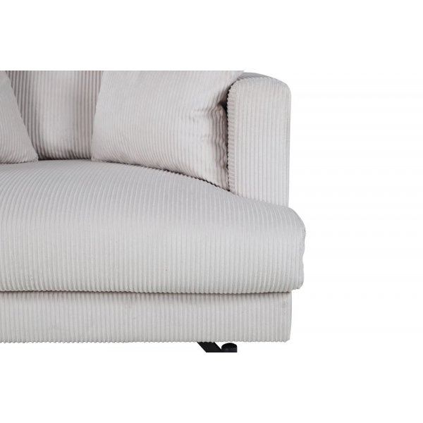 Hedlunda Sessel - Beige Kordsamt + Textilreinigung fr Mbel