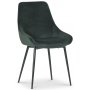 Plaza Essgruppe, Marmortisch mit 4 Theo Samtsthlen - Grn/Grau/Braun
