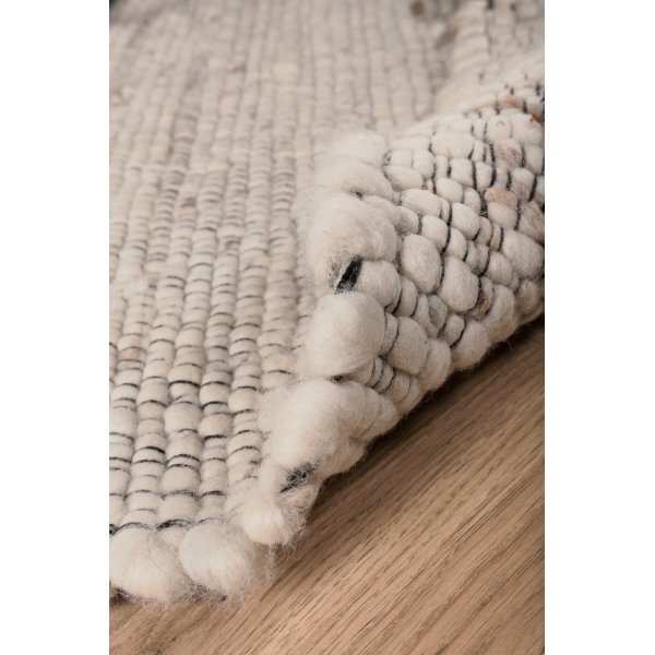 Wollteppich Pontus - Weiß/Beige Wollteppich Pontus - Weiß/Beige