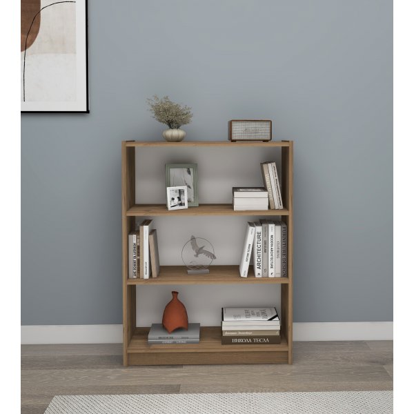 Bcherregal fr den Urlaub - Braun