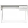 Flash Schreibtisch 120x50 cm - Wei / Messing