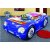 Auto Sarah Kinderbett - Farbe whlbar! + Verkehrsmatte