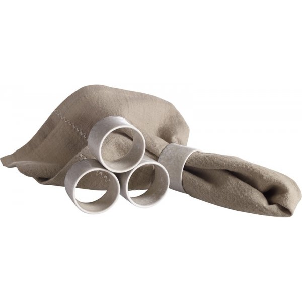 Shelly Serviettenringe 4er-Pack - Beige