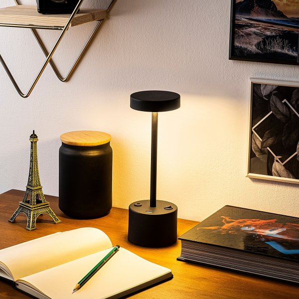 Kay Tischlampe - Schwarz