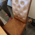 Kundenbild Lova Esszimmerstuhl - Anilinleder braun