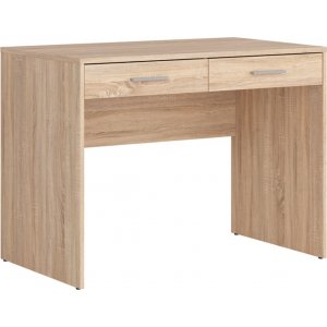 Nepo Plus Schreibtisch mit 2 Schubladen 100 x 59 cm - Eiche hell