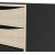 Stumbe Sideboard mit 1 Tr und 3 Schubladen - Schwarz/Eiche