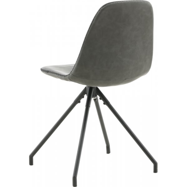 Drehbarer Esszimmerstuhl Bridge - Schwarzes PU Drehbarer Esszimmerstuhl Bridge - Schwarzes PU