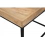 Tessa Couchtisch 120x70 cm - Holz/schwarz