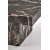 Monolithischer Couchtisch 80 x 80 cm - Schwarzer Marmor