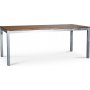 Esstisch Alva 190x90 cm  Teak/galvanisiertes Metall