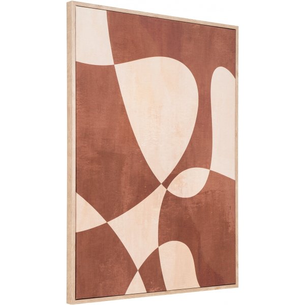 Kapstadt-Leinwandgemlde 50 x 70 cm - Braun/Beige