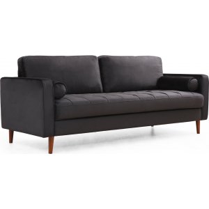 Rome 3-Sitzer-Sofa - Schwarz