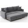 Eca Diwansofa rechts - Grau