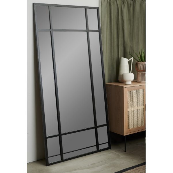 Marlon Spiegel 200 cm - Metall/Antikschwarz