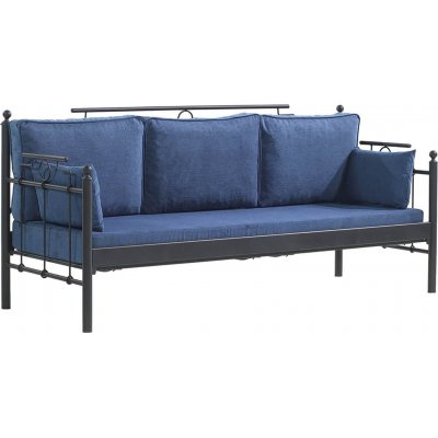Hampus 3-Sitzer Outdoor-Sofa - Schwarz/Blau