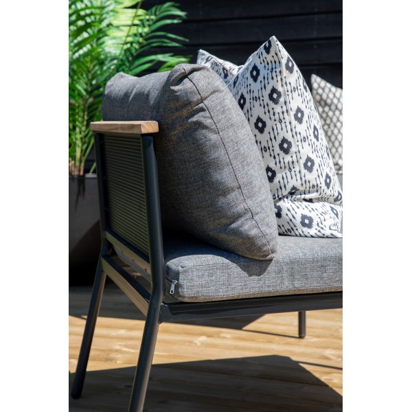 Nettan Ecksofagruppe - Schwarz/Grau