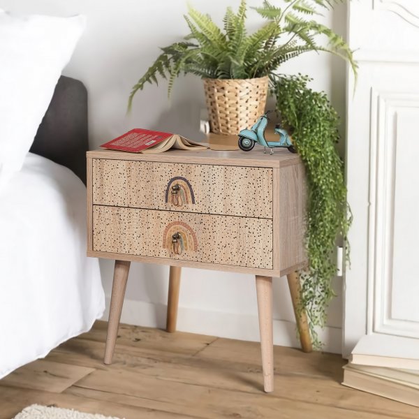 City Rainbow Nachttisch - Beige