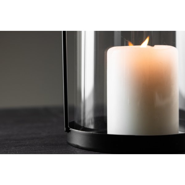 Flora Laterne Ø13 cm - Schwarz Flora Laterne Ø13 cm - Schwarz