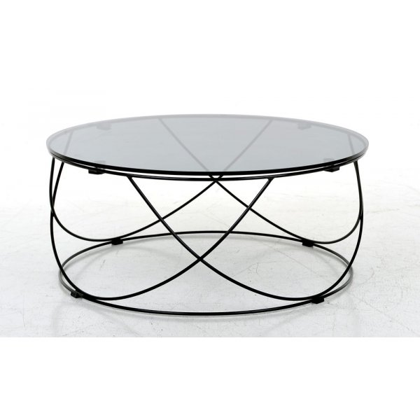 Bramsta Couchtisch 85 cm - Rauchglas
