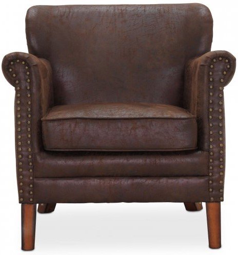 Sessel Leeds - Brauner Stoff