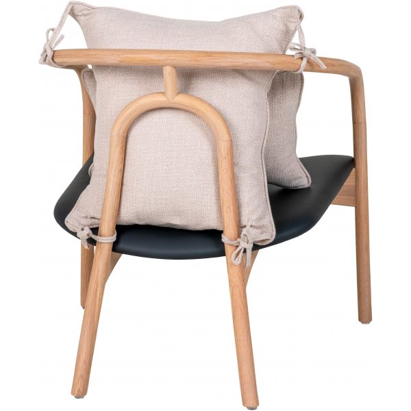 Alberca-Sessel - Natur/Schwarz